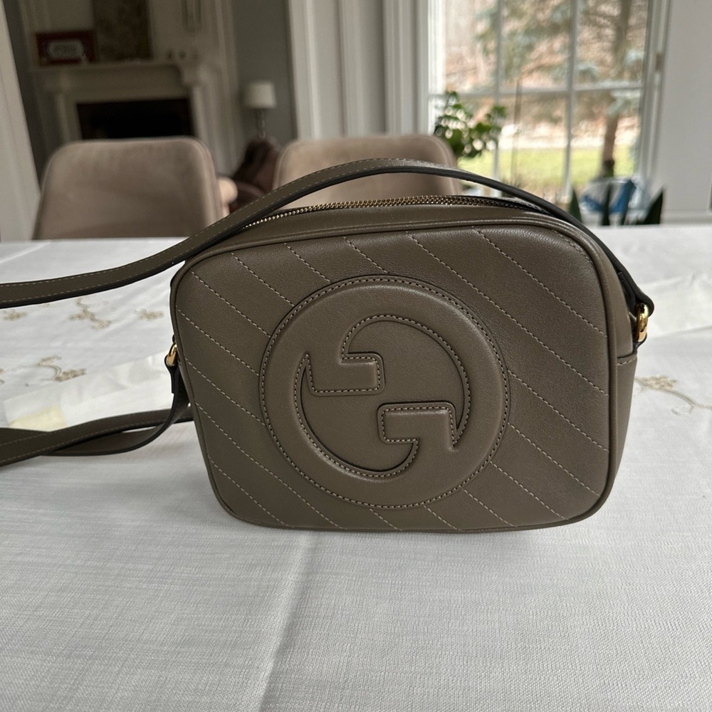 Gucci Green Leather Crossbody Bag - Picture 7 of 10